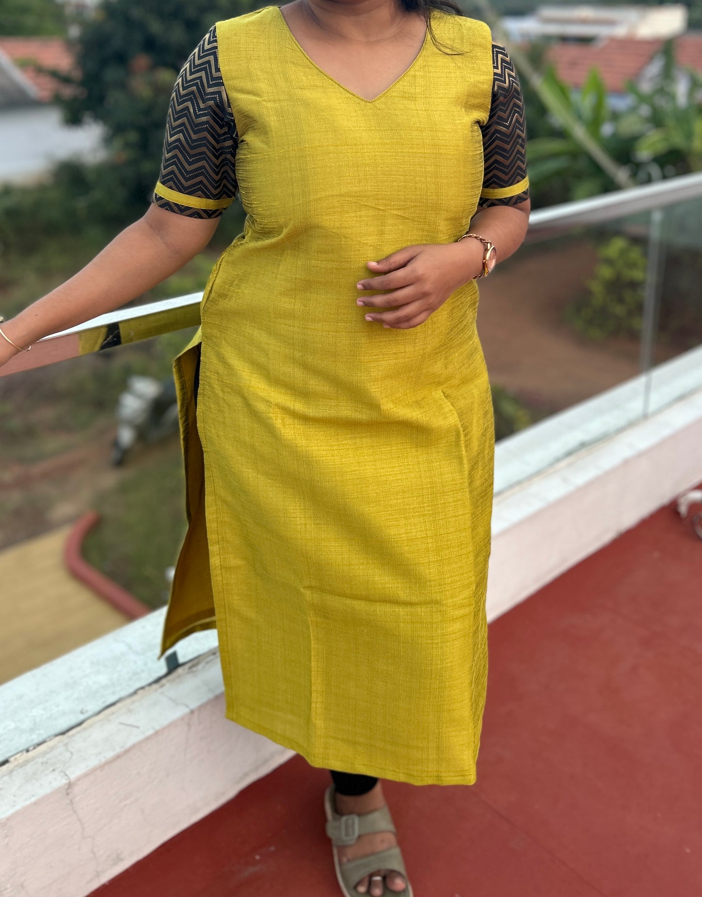 Raw silk -Mehandi green