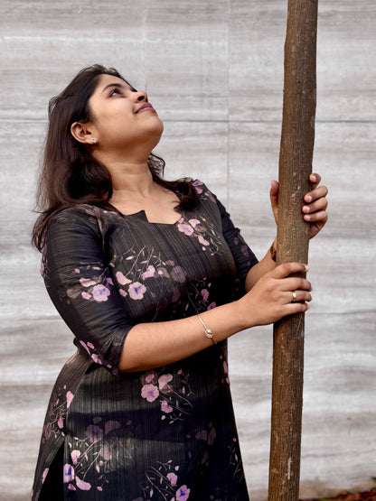 Cherry blossoms Kurti set