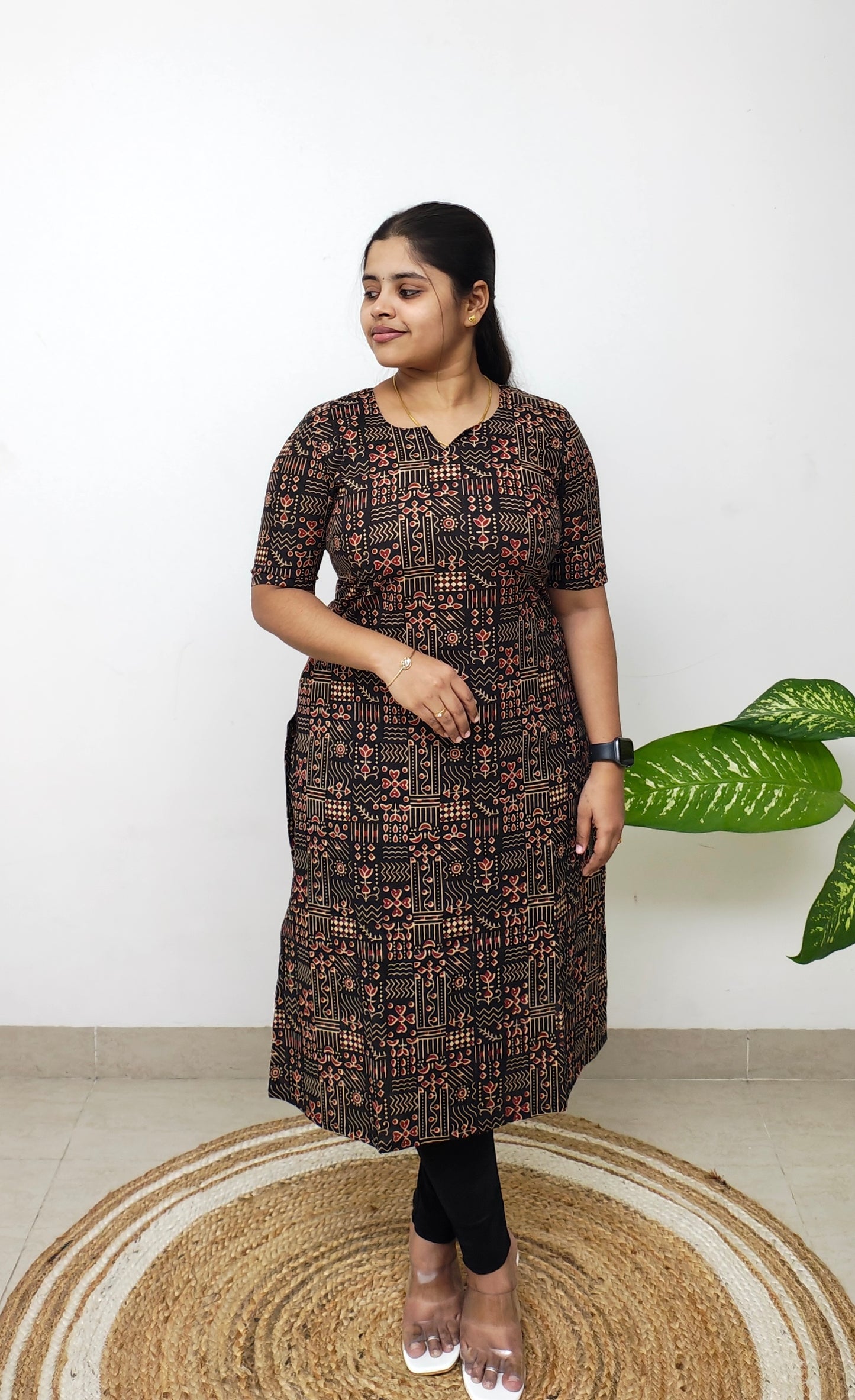 Ajrakh Elegant Black