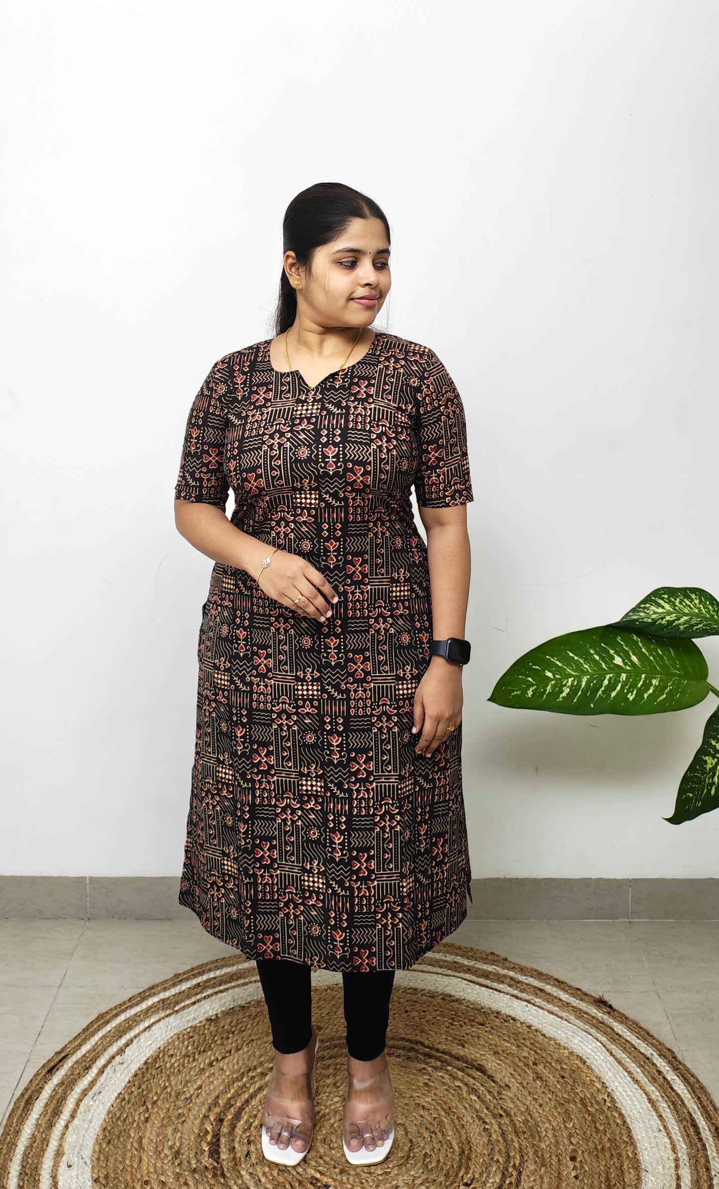 Ajrakh Elegant Black